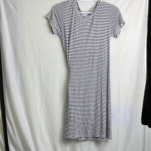 Olive & Oak Blue and White Striped Mini Dress